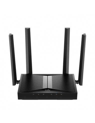 Cudy Router WiFi 7 Dual Band Gigabit BE3600 - Velocidad hasta 1000Mbps - 5 Puertos - 4 Antenas Fijas de 5dBi - Tecnologia