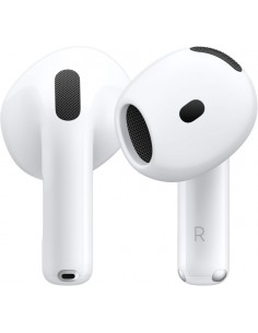 Apple AirPods 4-Gen Auriculares Inalambricos - Cancelacion Activa de Ruido - Estuche de Carga - USB-C - Color Blanco
