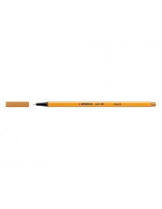 Stabilo Point 88 Rotulador de Punta Fina de Fibra - Trazo de 0.4 mm - Tinta con Base de Agua - Color Ocre Oscuro