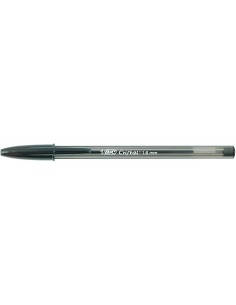 Bic Cristal Large Boligrafo de Bola - Punta Gruesa de 1.6mm - Trazo de 0.60mm - Tinta con Base de Aceite - Translucido -