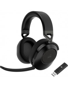 Corsair HS65 Wireless V2 Auriculares Gaming Inalambricos con Microfono - Conectividad Bluetooth 5.4 e Inalmabrica 2.4Ghz -