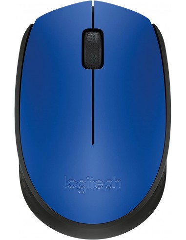 Logitech M171 Raton Inalambrico 1000dpi - 3 Botones - Uso Ambidiestro - Color Azul