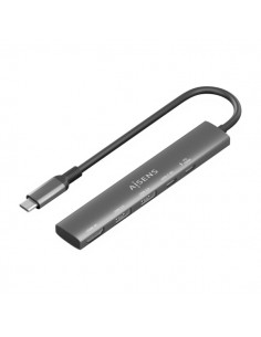 Aisens USB-C Dock 5 en 1 - USB-C a 1xHDMI - 2xUSB-A - 1xUSB-C - 1xUSB-C PD 100W - 15cm - Color Gris