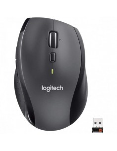 Logitech M705 Marathon Raton Inalambrico USB 1000dpi - 6 Botones - Uso Diestro - Color Negro Gris Oscuro