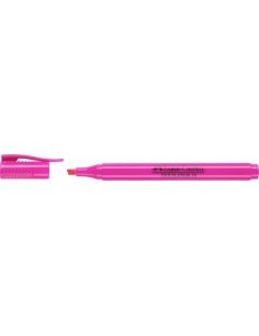 Faber-Castell Textliner 38 Marcador Fluorescente - Cuerpo Fino - Punta Biselada - Trazo Grueso y Fino - Tinta con Base de