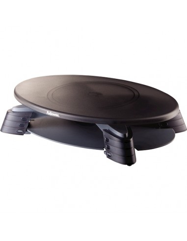 Fellowes Soporte para Monitor Giratorio 45-- Ajuste de Altura entre 76mm y 114mm - Bandeja en la Parte Inferior - Peso Max