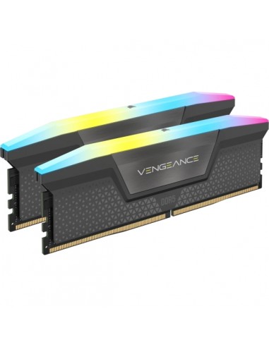 Corsair Vengeance Memoria DDR5 64GB 2x32GB PC6000 RGB - Color Negro