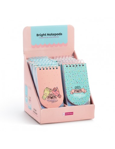 Miquel Rius Back2Fun Expositor con 12 Cuadernos de Notas con Espiral Wire-O - 80 Hojas Lisas de Papel 80 g m2 - Cubiertas con