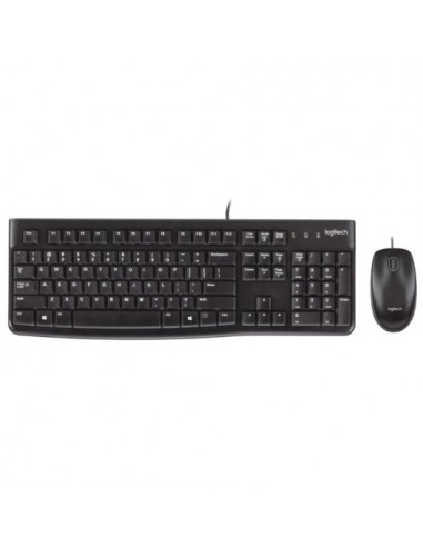 Logitech MK120 Pack USB Teclado-Raton 1000dpi 3 Botones - Uso Ambidiestro - Portugues