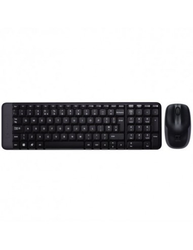 Logitech MK220 Pack Inalambrico Teclado K220-Raton M150 3 Botones - Uso Ambidiestro - Portugues