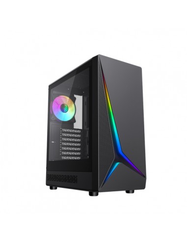Coolbox GA450 StarLight Caja Torre ATX-Micro ATX-Mini-ITX - Lateral Cristal Templado - TamaÃ±o HDD 2.5"-3.5" - USB-A