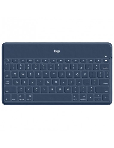 Logitech Keys to Go Teclado Bluetooth para iPhone-iPad y Apple TV - Teclas de Acesso Directo - Base para Smartphone -
