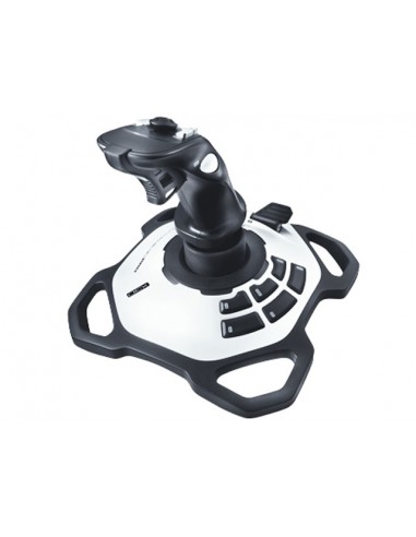 Logitech Extreme 3D Pro Joystick USB - 12 Botones Programables - Disparador Rapido - Ergonomico - Base Solida y Estable -