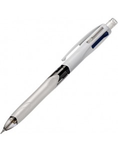 Bic 4 Colours 3 1 Boligrafo y Portaminas Retractil - Punta Media de 1mm - Mina HB 0.7mm - Cuerpo Ancho con Grip - Goma de