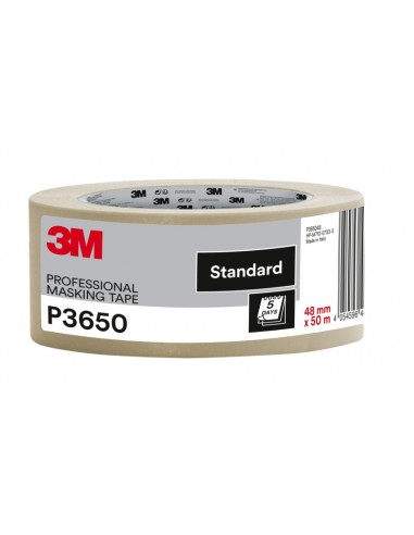 3M Cinta de Enmascarar Profesional - 48mm x 50m - Color Blanco