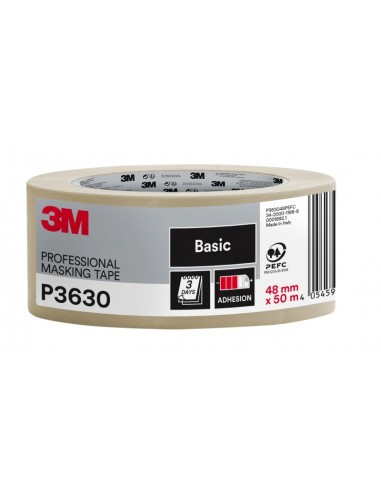 3M Cinta de Enmascarar Profesional - 70-PEFC - 48mm x 50m - Color Blanco
