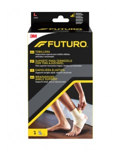 Futuro Tobillera - Talla L (22.9 - 25.4cm) - Transpirable - Color Beige