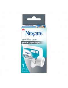 Nexcare Sensitive Esparadrapo - 25mm x 5m - Color Blanco