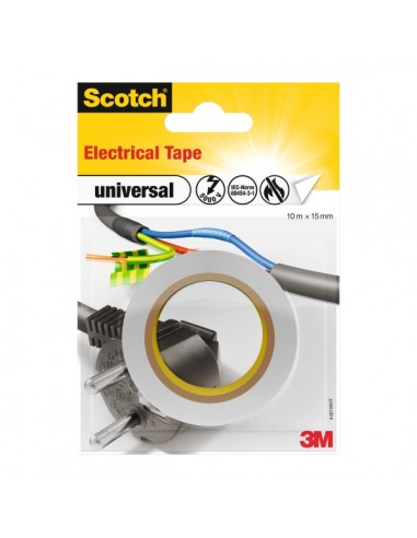 Scotch Cinta Aislante - 15mm x 10m - Color Blanco