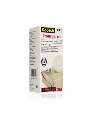 Scotch Pack de 8 Cintas Adhesivas - 19mm x 33m - Color Transparente