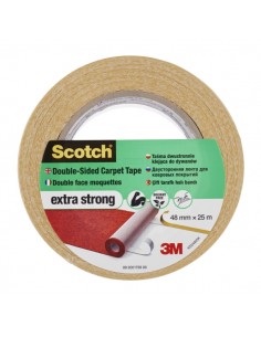 Scotch Cinta Adhesiva para Moqueta - Extrafuerte - Color Blanco