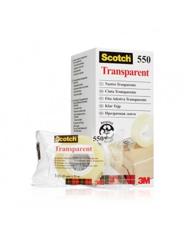 Scotch Pack de 10Â Cintas Adhesivas - 15mm x 33m - Color Transparente