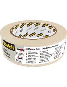 Scotch Basic Cinta de Enmascarar - 36mm x 50m - Color Blanco
