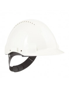 3M Casco de Proteccion - con Ventilacion - Sensor Uvicator - Pin de Ajuste - Color Blanco