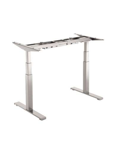 Fellowes Estructura Metalica Plata Mesa Regulable en Altura Cambio - 3 Configuraciones de Memoria - Altura de 645 mm a 1305