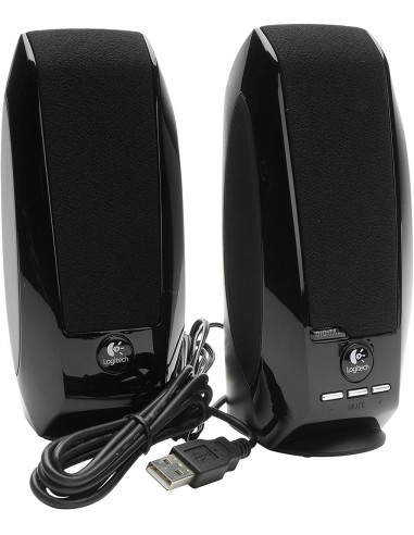 Logitech S150 Altavoces USB 2.0 1.2W - Cable de 1.20m - Color Negro