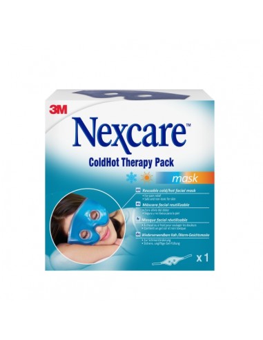 Nexcare Coldhot Therapy Mascara para Termoterapia - Frio o Calor Superficial - Reutilizable - Color Azul