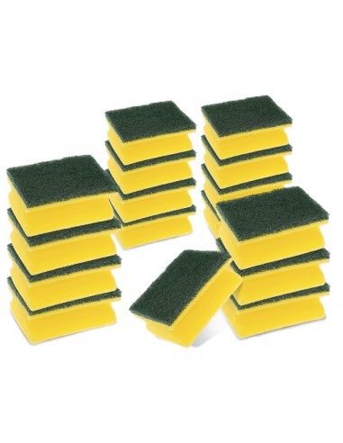 Scotch-Brite Classic Pack de 16 Estropajos de Cocina - Proteccion para los Dedos - Color Amarillo