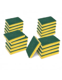 Scotch-Brite Classic Pack de 20 Estropajos de Cocina - Color Amarillo