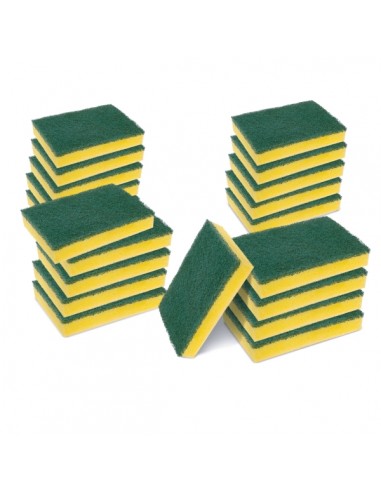 Scotch-Brite Classic Pack de 20 Estropajos de Cocina - Color Amarillo