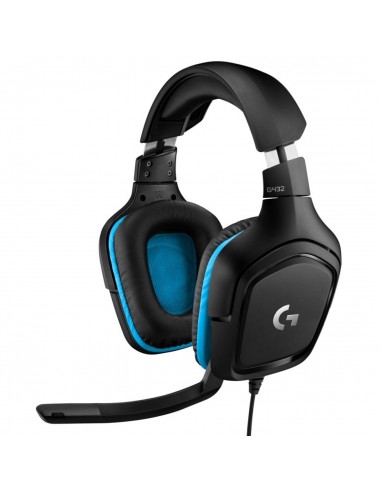 Logitech G432 Auriculares Gaming USB DTS 7.1 con Microfono - Microfono Plegable - Diadema Ajustable - Almohadillas Acolchadas