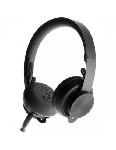 Logitech Zone Wireless MS Teams Auriculares Bluetooth con Microfono - Autonomia hasta 16h - Diadema Ajustable - Almohadillas