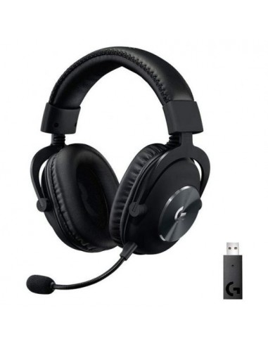 Logitech G Pro X Auriculares Gaming Inalambricos DTS 7.1 con Microfono - Tecnologia Lightspeed - Microfono Flexible - Diadema