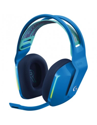 Logitech G733 Auriculares Gaming Inalambricos DTS 7.1 con Microfono - Tecnologia Lightspeed - Iluminacion RGB - Autonomia