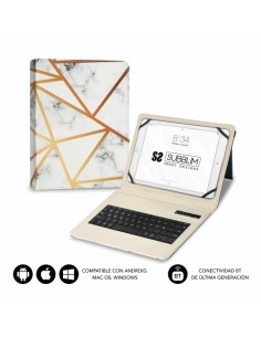 Subblim Keytab Pro Bluetooth Funda universal 9-10.1" - DiseÃ±o ultradelgado - Soporte ajustable - Sistema magnÃ©tico -