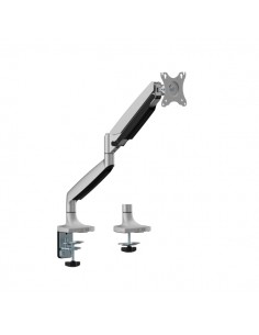 Ewent Soporte de Mesa con Brazo Articulado para Monitor hasta 45" - Giratorio e Inclinable - Gestion de Cables - Peso Maximo