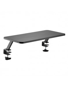 Ewent Soporte Elevador para Monitor hasta 34" - Sujeccion con Abrazadera - Grosor Tablero Maximo 33mm - Peso Maximo 20kg -