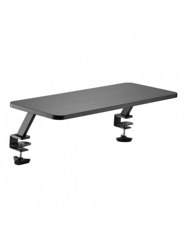 Ewent Soporte Elevador para Monitor hasta 34" - Sujeccion con Abrazadera - Grosor Tablero Maximo 33mm - Peso Maximo 20kg -