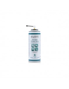 Ewent Spray de Limpieza para Contactos - 200ml - Base de Aceite - Color Ambar Claro