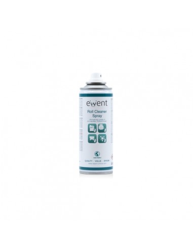 Ewent Spray de Limpieza para Rodillos de Impresora - Aerosol - Color Transparente