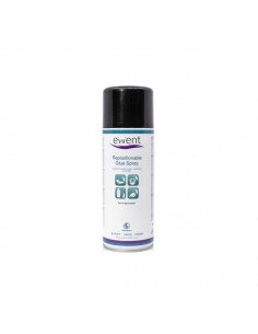 Ewent Spray de Pegamento Reposicionable - Secado Rapido - 395gr - Color Transparente