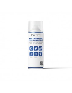 Ewent Spray Lubricante - 400ml - Antifriccion - PTFE - Color Transparente