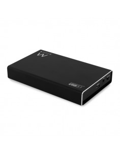 Ewent Carcasa Externa para HDD SSD - USB-C 3.2 Gen2 - Aluminio - SSD HDD de 2.5" - Color Negro