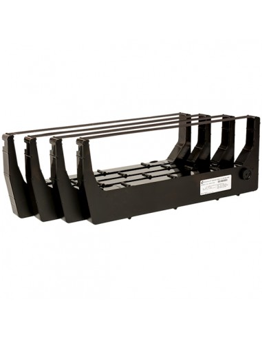 Tally Genicom TG6600 TG6800 Pack de 4 Cintas Matriciales Negras Originales - 255661-401