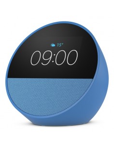 Amazon Echo Spot Altavoz y Despertador Inteligente - Sonido Potente e Intenso - Alexa - Color Azul