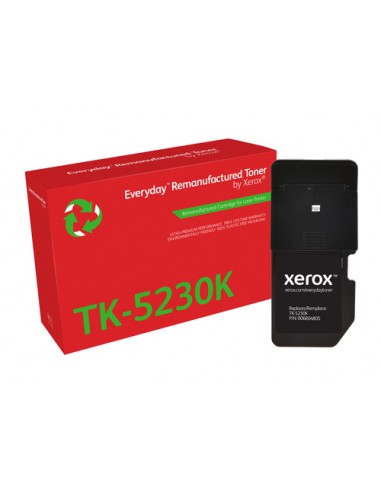 Xerox Everyday Kyocera TK5220 TK5230 Negro Cartucho de Toner Remanufacturado - Reemplaza 1T02R90NL1 1T02R90NL0 TK5220K TK5230K
